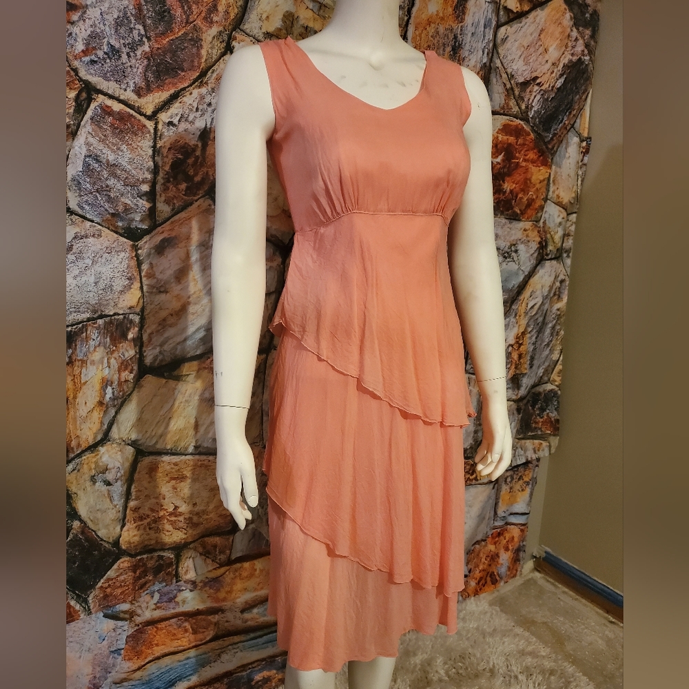 Click, Pastel orange dress, size small